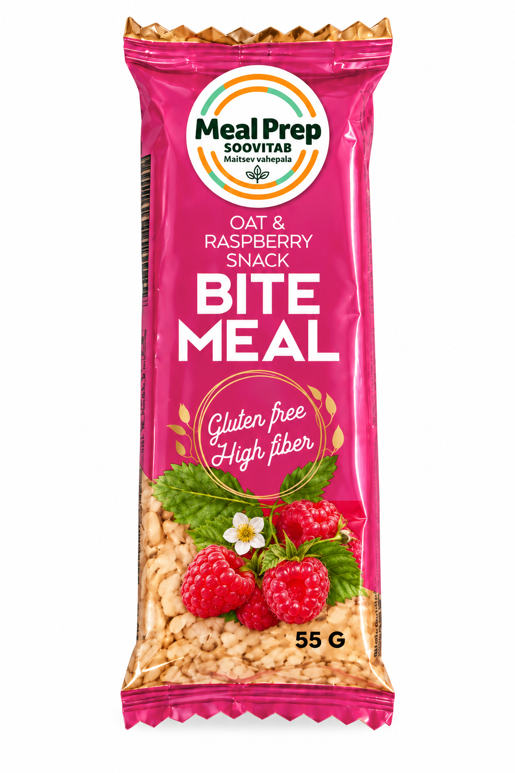 Bite Meal Oat & Raspberry pack front