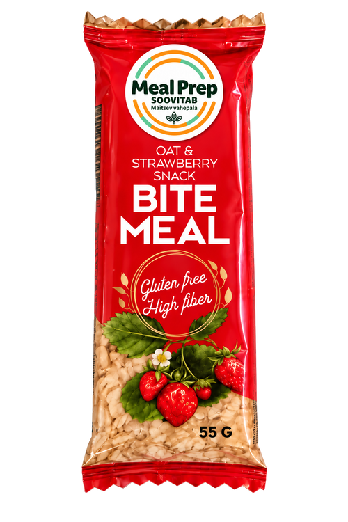 Bite Meal Oat & Strawberry bar, 55 g
